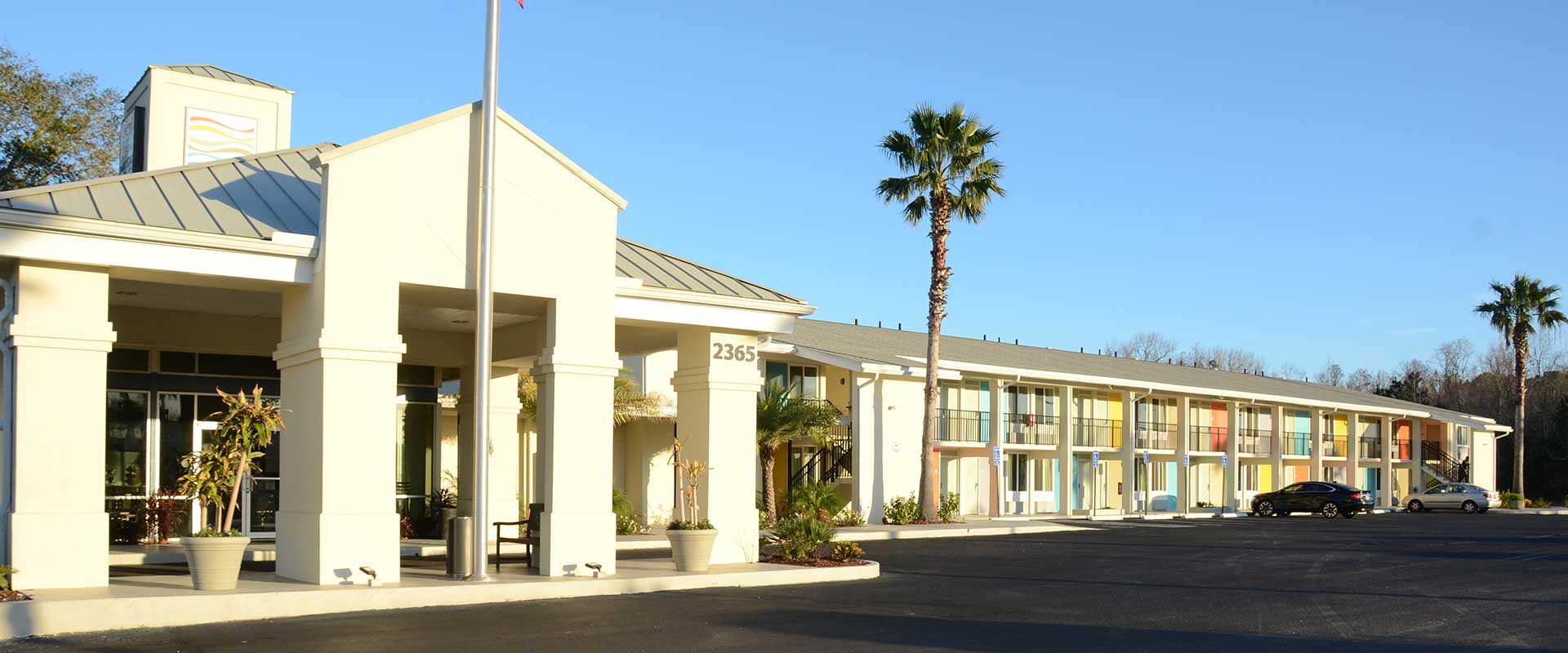 Parking Area and Main Entrance